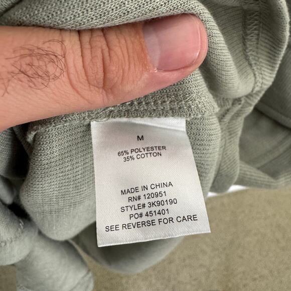 Hippie Rose Button Up Longsleeve Ribbed Shirt US Women's M - Picture 5 of 7